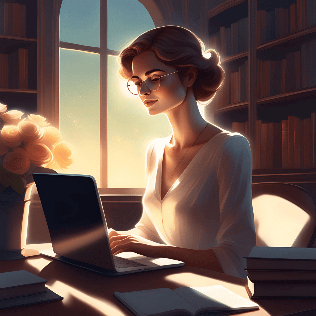 kobieta przy komputerze współpraca z asystentką